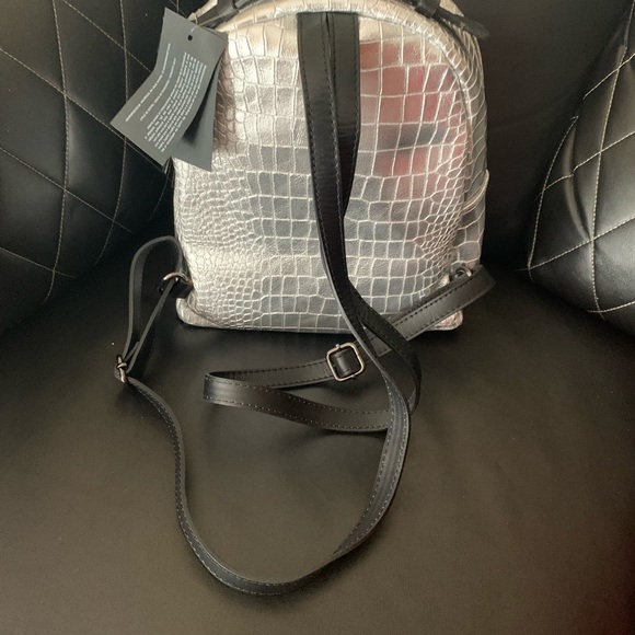 Silver Mini Backpack - Picture 8 of 9